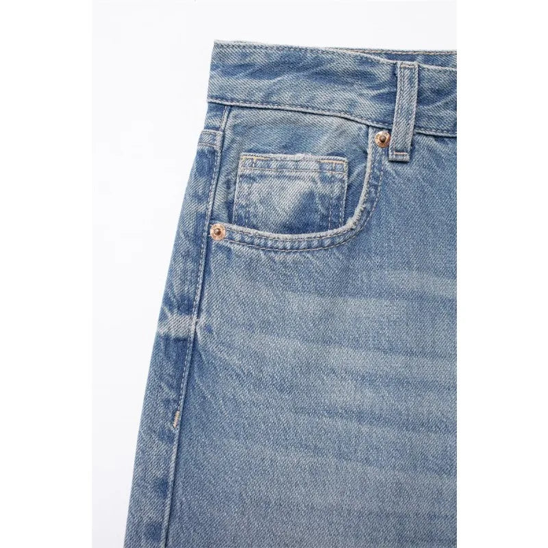NEXT STREET Worn High Waist Jeans