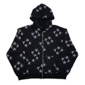 NEXT STREET Y2K Harajuku Star Zip Hoodie