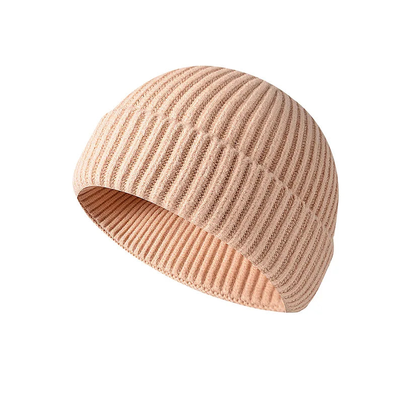NEXT STREET Solid Knit Hip Hop Cap