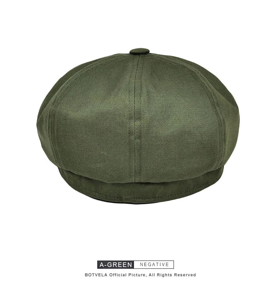 NEXT STREET Twill Retro Newsboy Hat 003