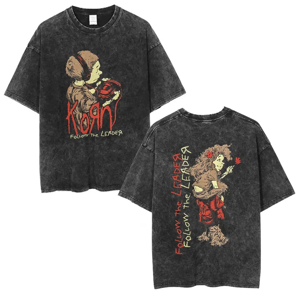 NEXT STREET Korn Distressed Tour TEE