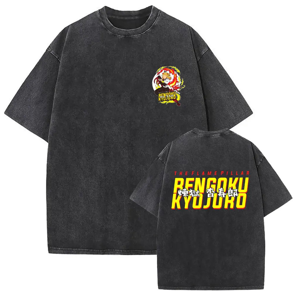 NEXT STREET Washed Demon Slayer TEE