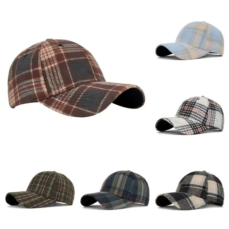 NEXT STREET Plaid Signal Cap