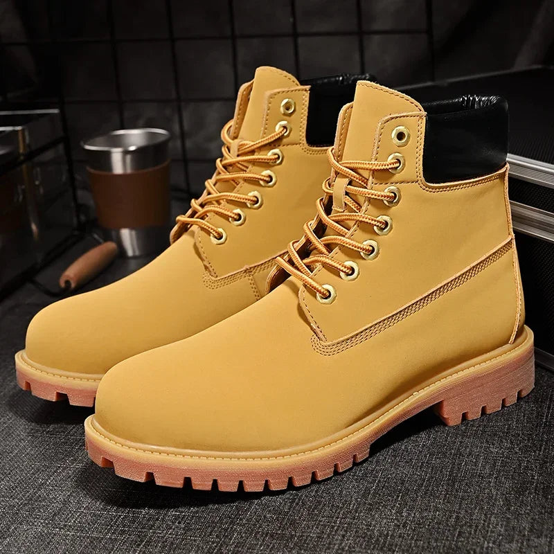 NEXT STREET Handmade Leather Work Boots