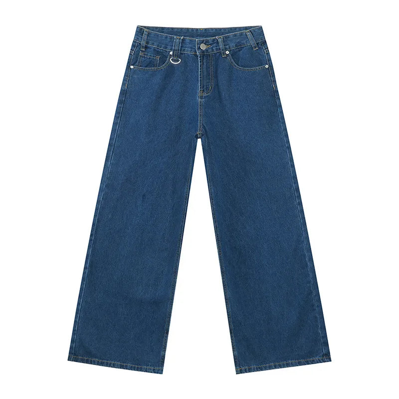 NEXT STREET Old Blue Wide-Leg Jeans