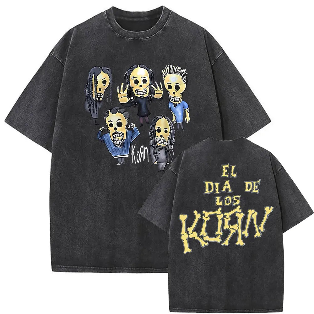 NEXT STREET Vintage Korn Graphic TEE