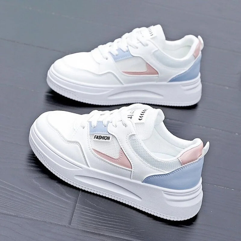 NEXT STREET Patchwork Platform Sneakers