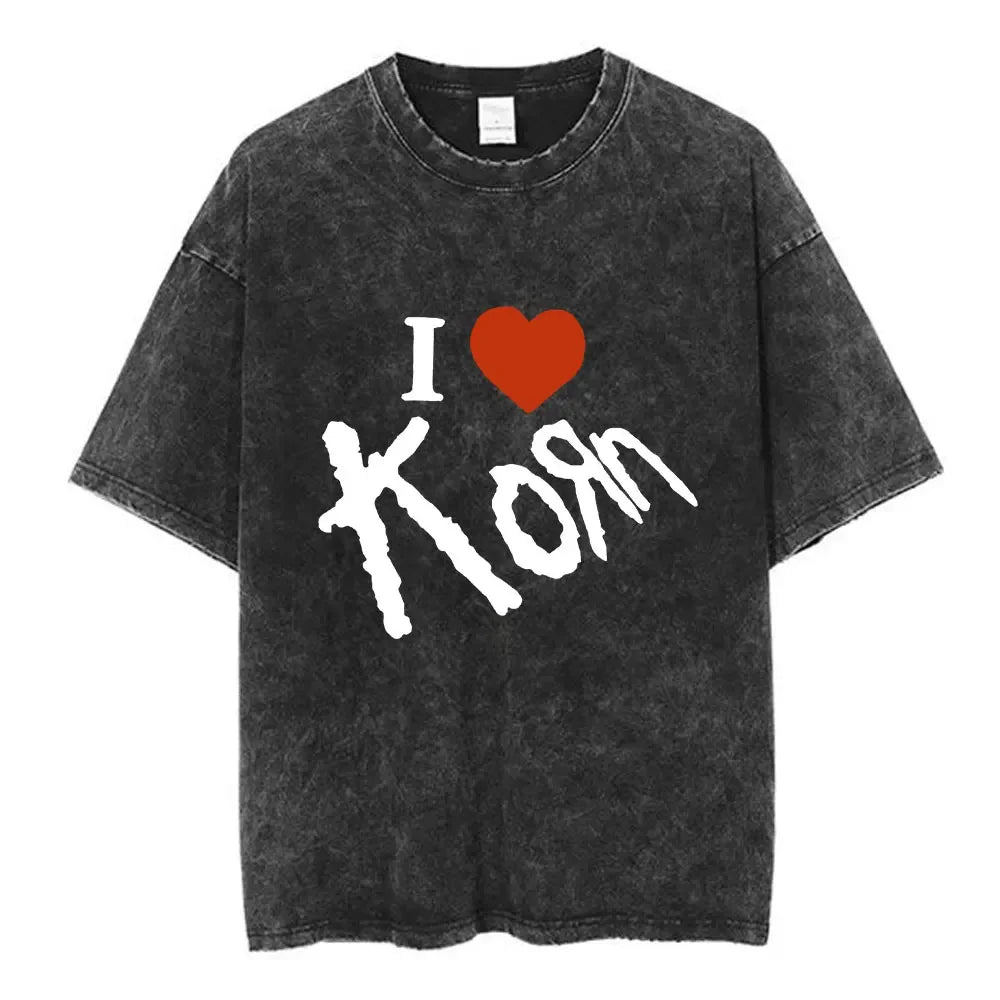NEXT STREET Korn Distressed Tour TEE