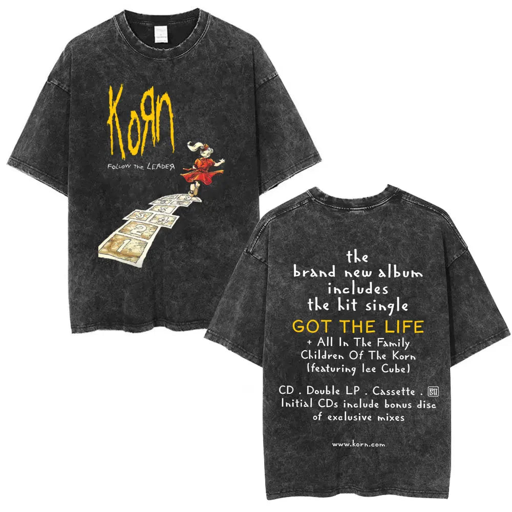 NEXT STREET Korn Distressed Tour TEE