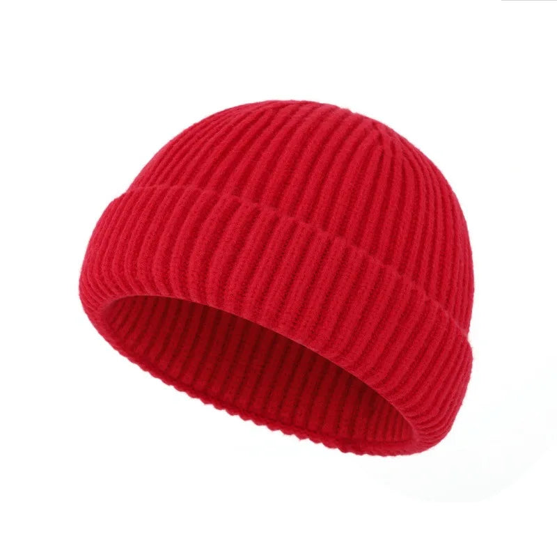 NEXT STREET Solid Knit Hip Hop Cap