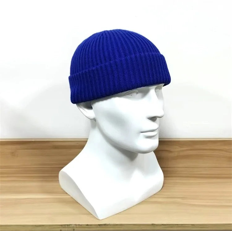 NEXT STREET Solid Knit Hip Hop Cap