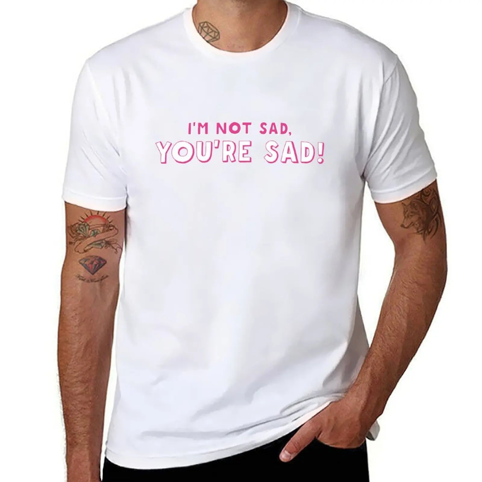 NEXT STREET Static Sad Graphic TEE