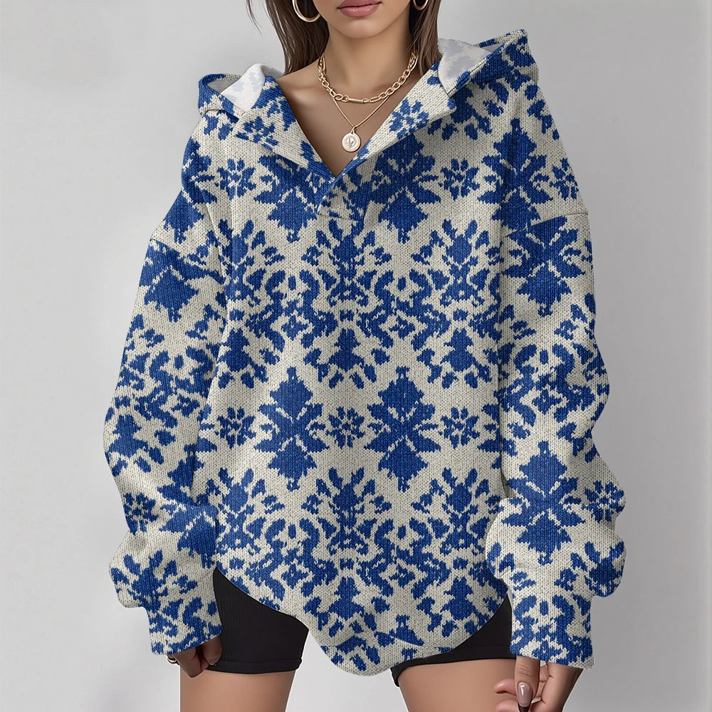 NEXT STREET Totem Y2K Oversized Hoodie