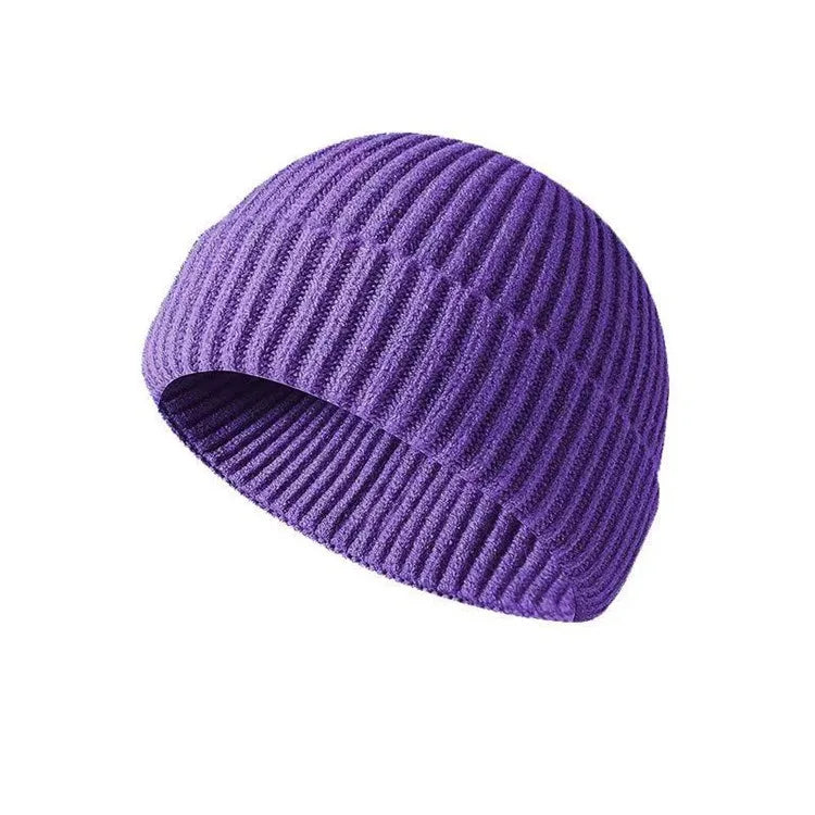 NEXT STREET Solid Knit Hip Hop Cap