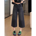 NEXT STREET Retro High-Waist Wide Leg Jeans