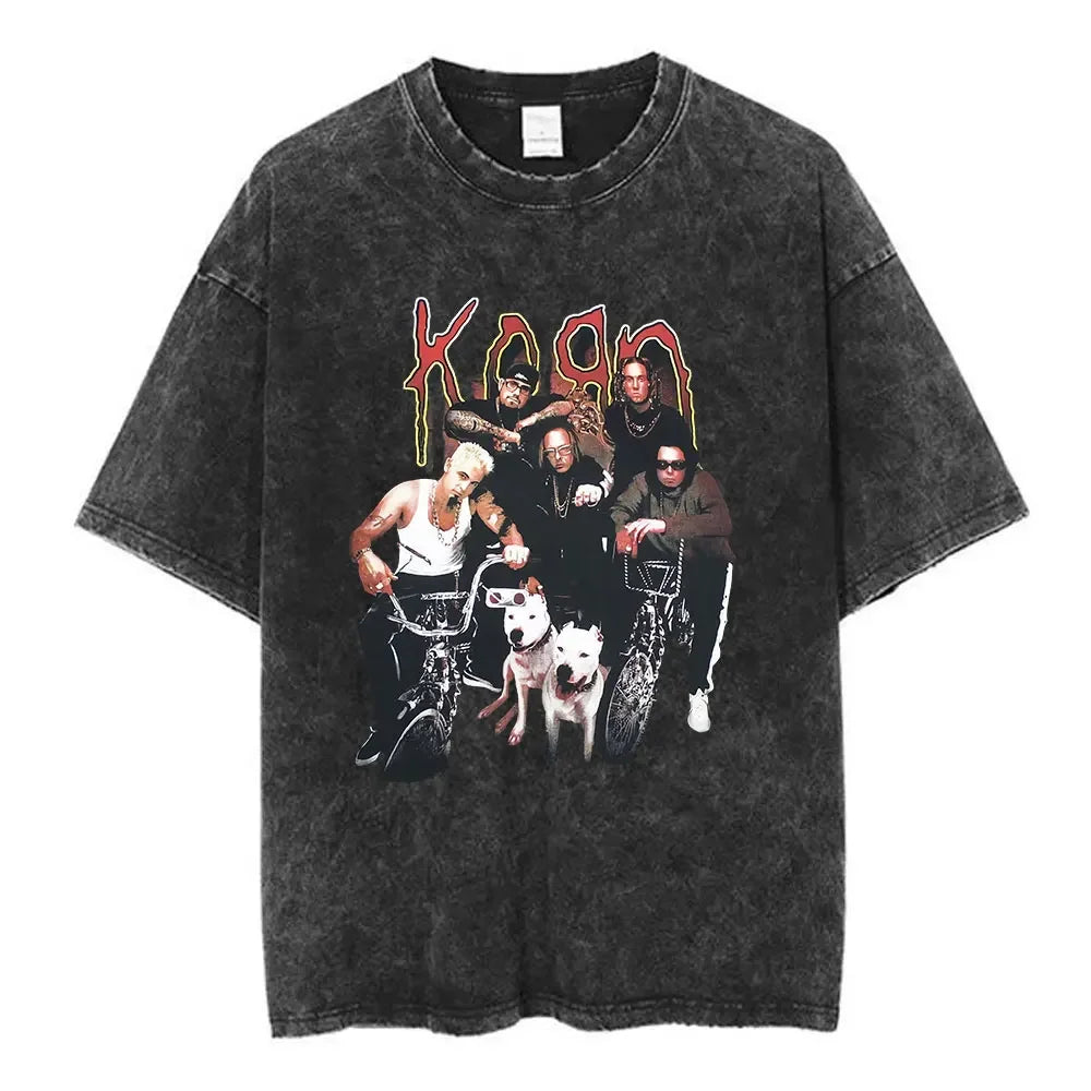 NEXT STREET Korn Distressed Tour TEE