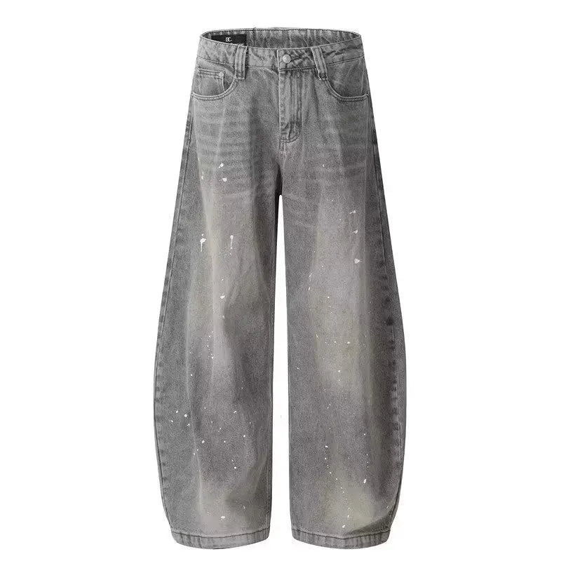 NEXT STREET Curved Knife Vintage Grey Jeans