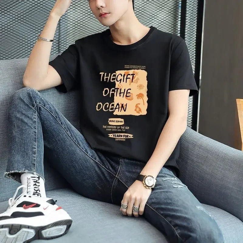 NEXT STREET Harajuku Print Tech TEE