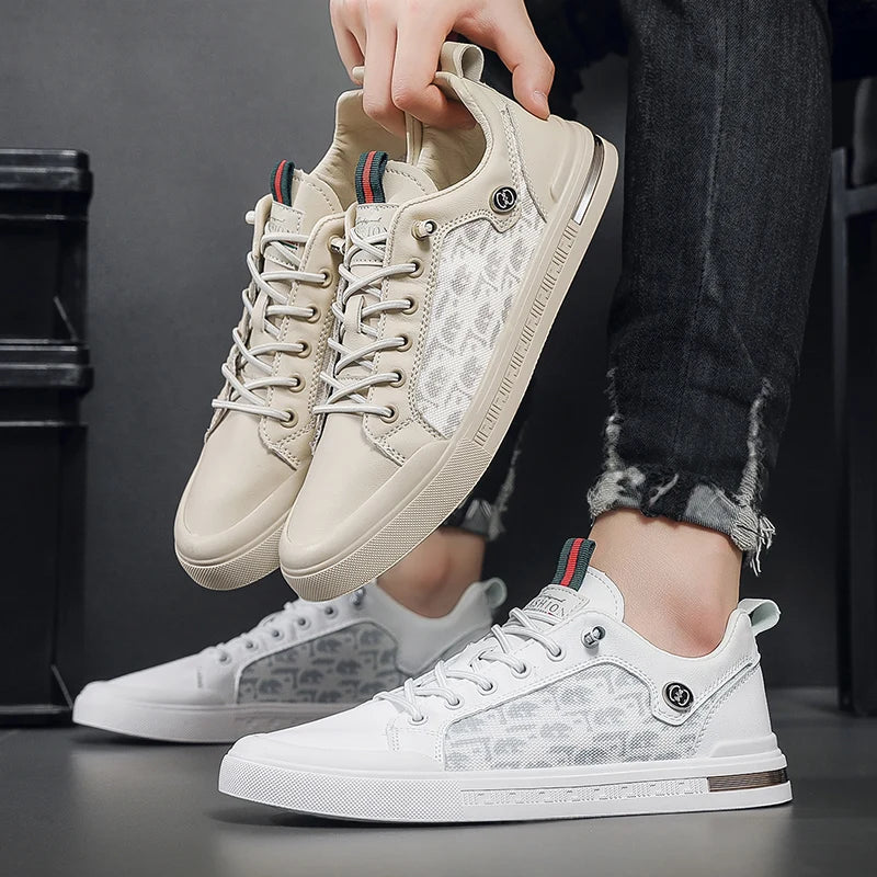 NEXT STREET White Flux Skate Sneakers