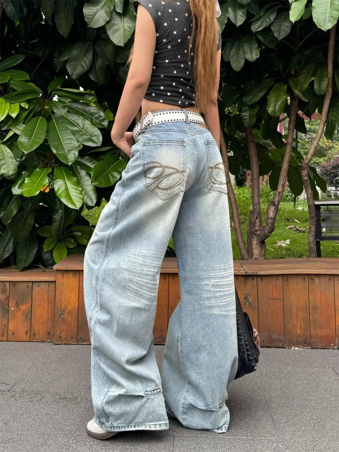 NEXT STREET Vintage Wide-Leg Jeans