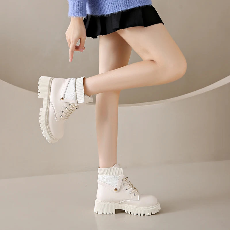 NEXT STREET Platform Ankle Boots