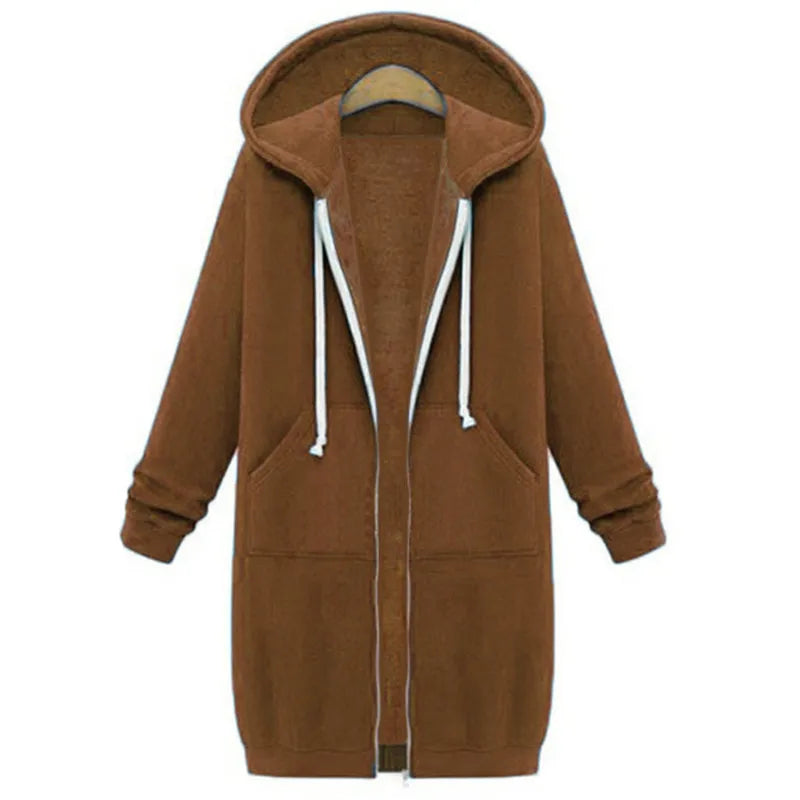 NEXT STREET Longline Hoodies Coat