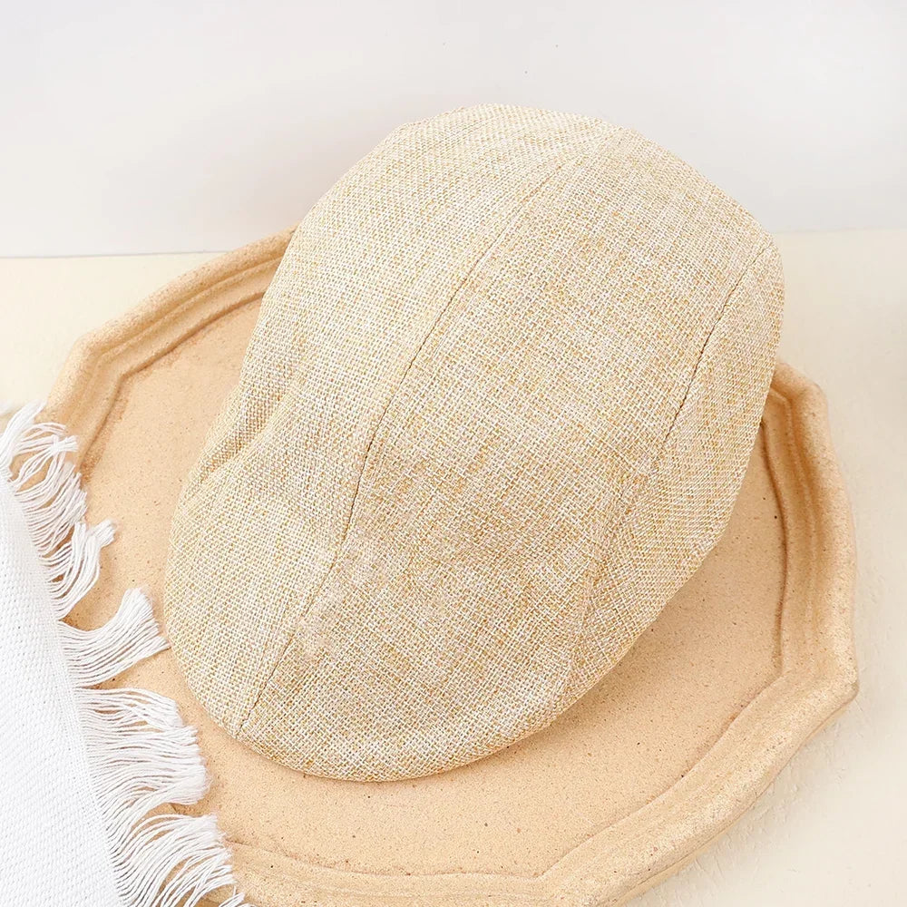 NEXT STREET Retro Mesh-Lined Beret Hat