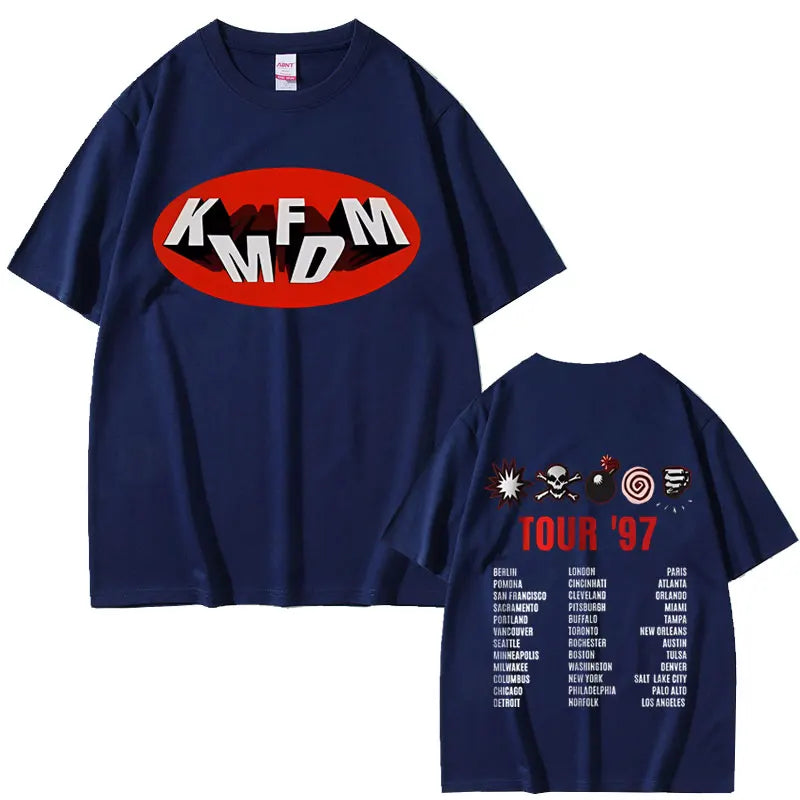 NEXT STREET KMFDM Tour 97 Tech Graphic TEE