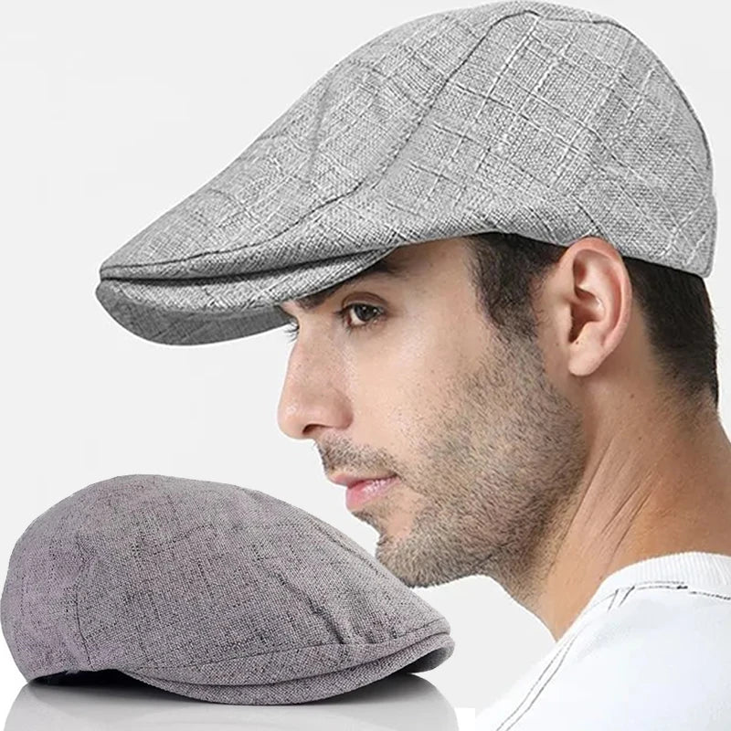 NEXT STREET Retro Mesh-Lined Beret Hat