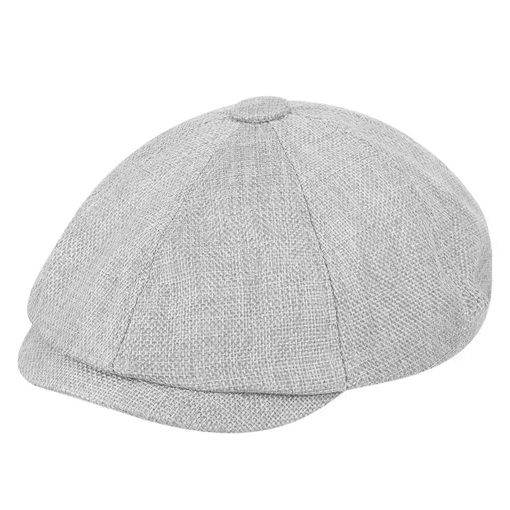 NEXT STREET Retro Tweed Octagonal Hat