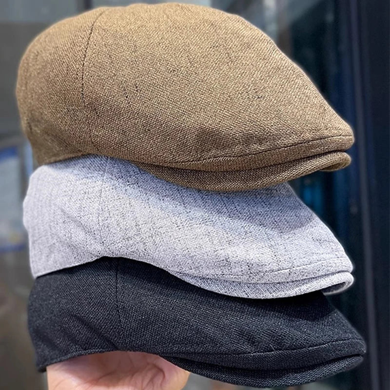 NEXT STREET Retro Mesh-Lined Beret Hat