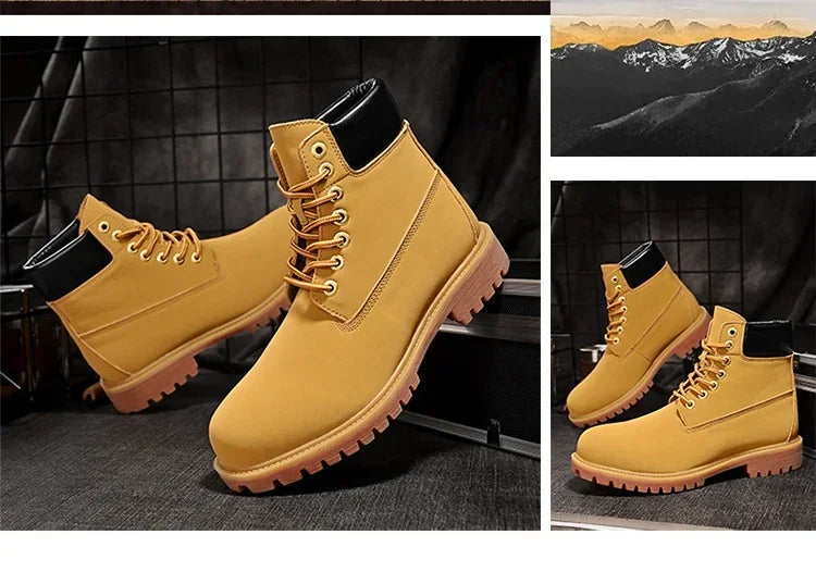 NEXT STREET Handmade Leather Work Boots