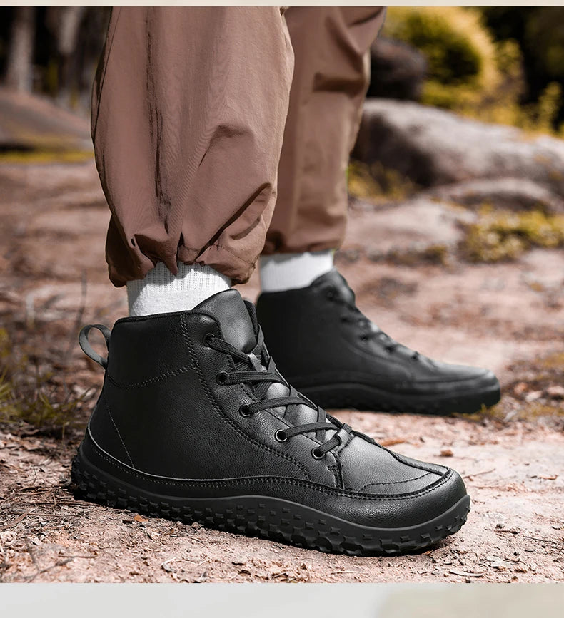 NEXT STREET Wide-Toe Mid Hiker Sneakers