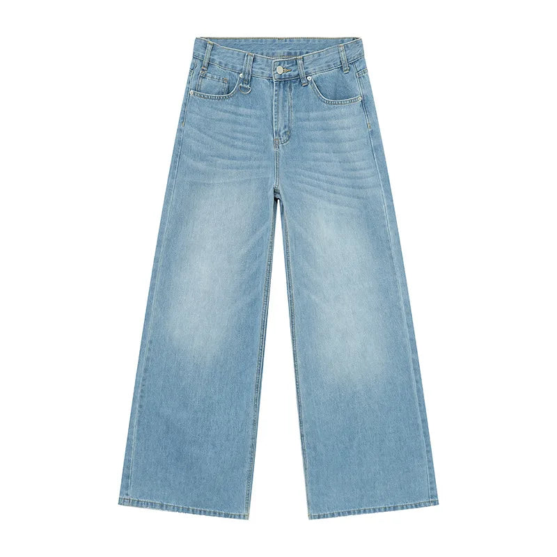 NEXT STREET Old Blue Wide-Leg Jeans