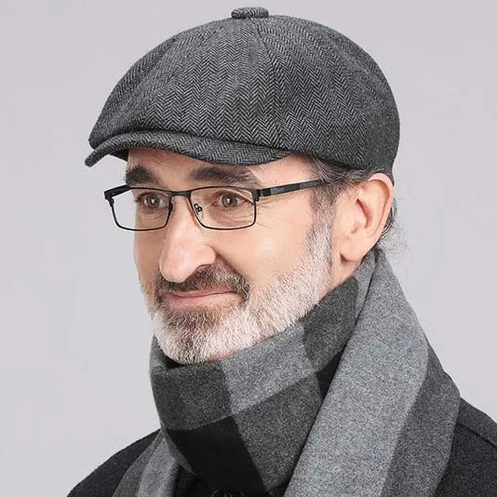 NEXT STREET Retro Windproof Beret Hat