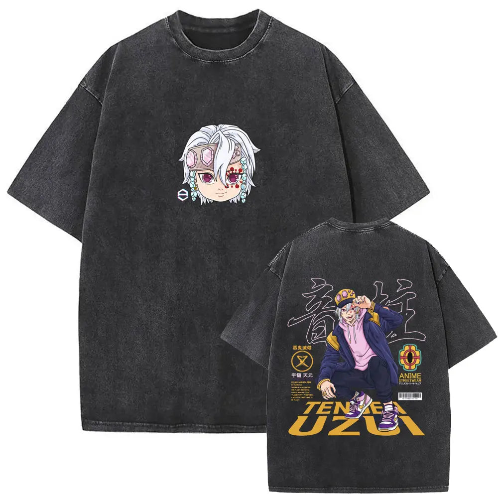 NEXT STREET Washed Demon Slayer TEE