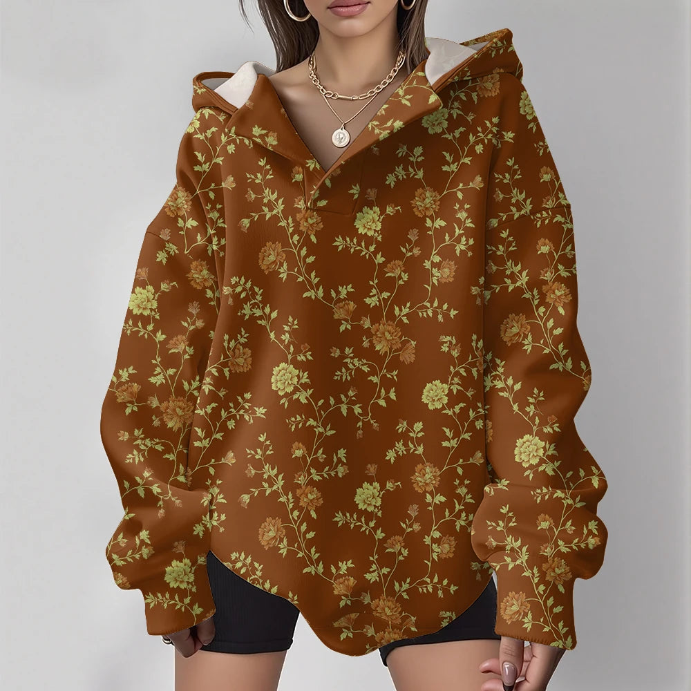 NEXT STREET Totem Y2K Oversized Hoodie