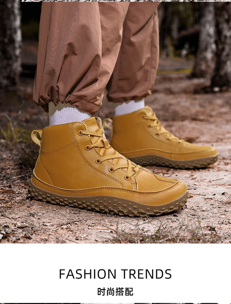 NEXT STREET Wide-Toe Mid Hiker Sneakers
