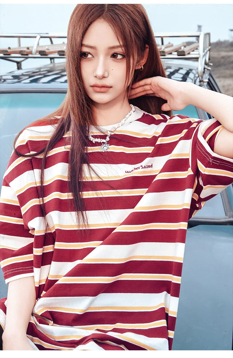 NEXT STREET Neo-Stripe TEE