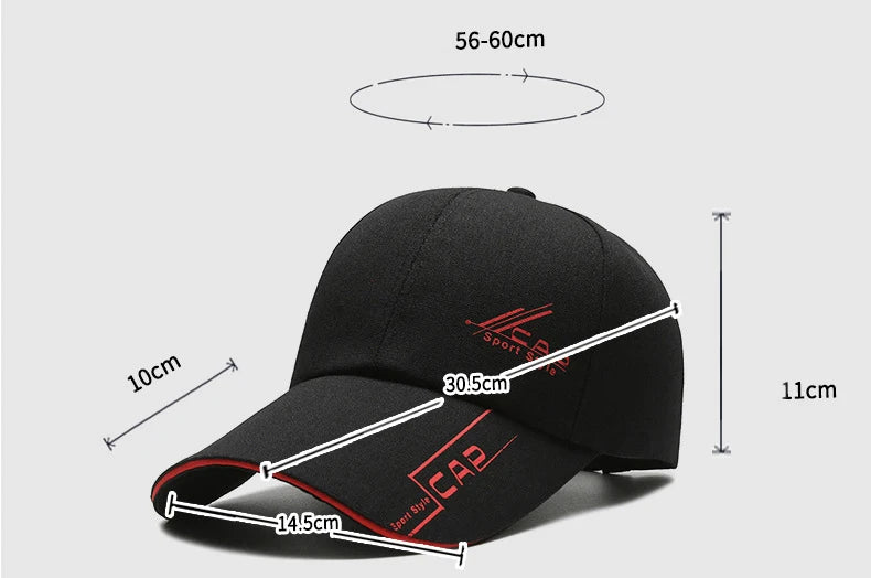 NEXT STREET Long Brim Tech Baseball Cap