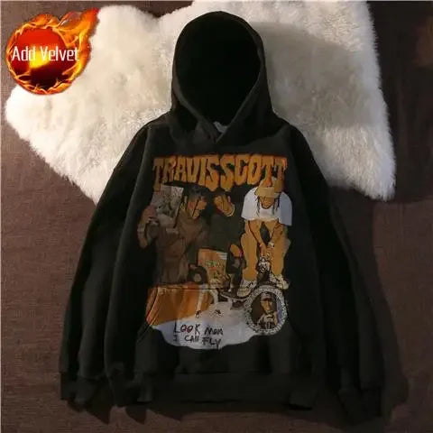 NEXT STREET Y2K Overfit Hoodie