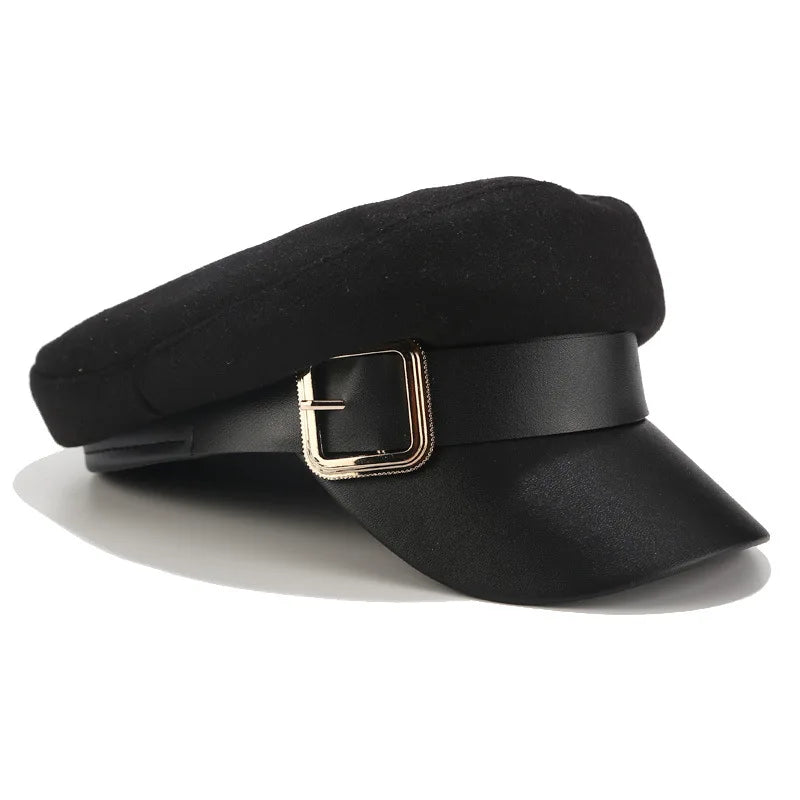 NEXT STREET Orbit PU Leather Hat