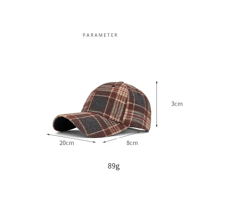 NEXT STREET Plaid Signal Cap