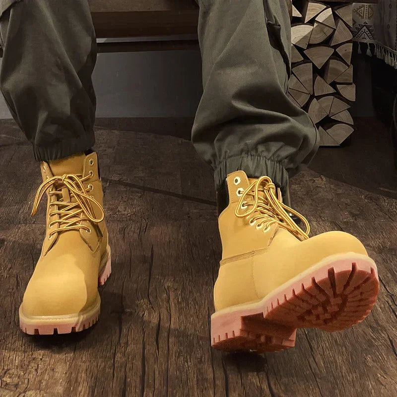 NEXT STREET Handmade Leather Work Boots