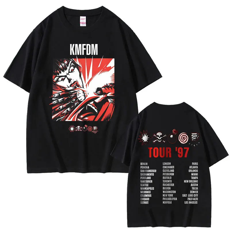 NEXT STREET KMFDM Tour 97 Tech Graphic TEE