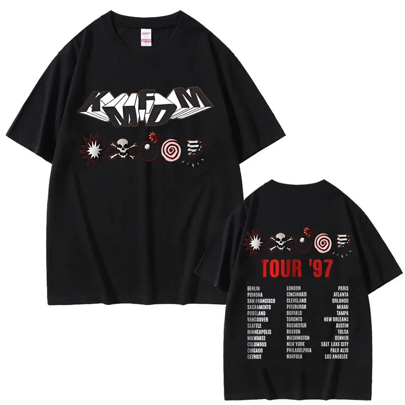 NEXT STREET KMFDM Tour 97 Tech Graphic TEE