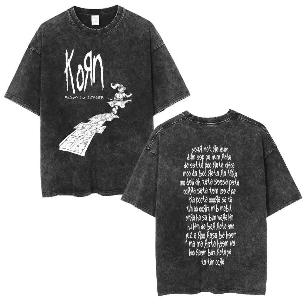 NEXT STREET Korn Distressed Tour TEE