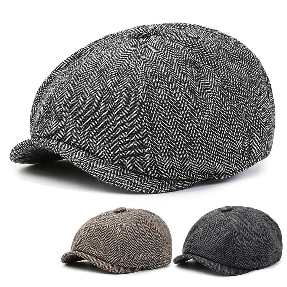 NEXT STREET Retro Windproof Beret Hat