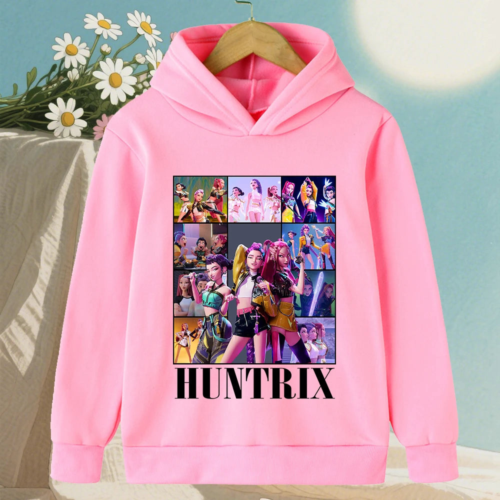 NEXT STREET Neon KPop Demon Hunter Hoodie