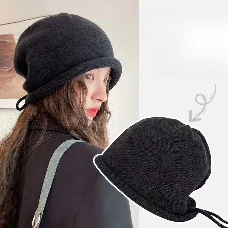 NEXT STREET Knit Bald Hat | Thermal Stack Beanie